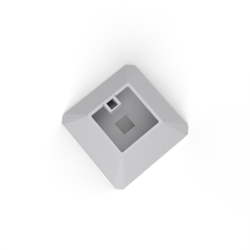 low poly planter rock pattern view 4